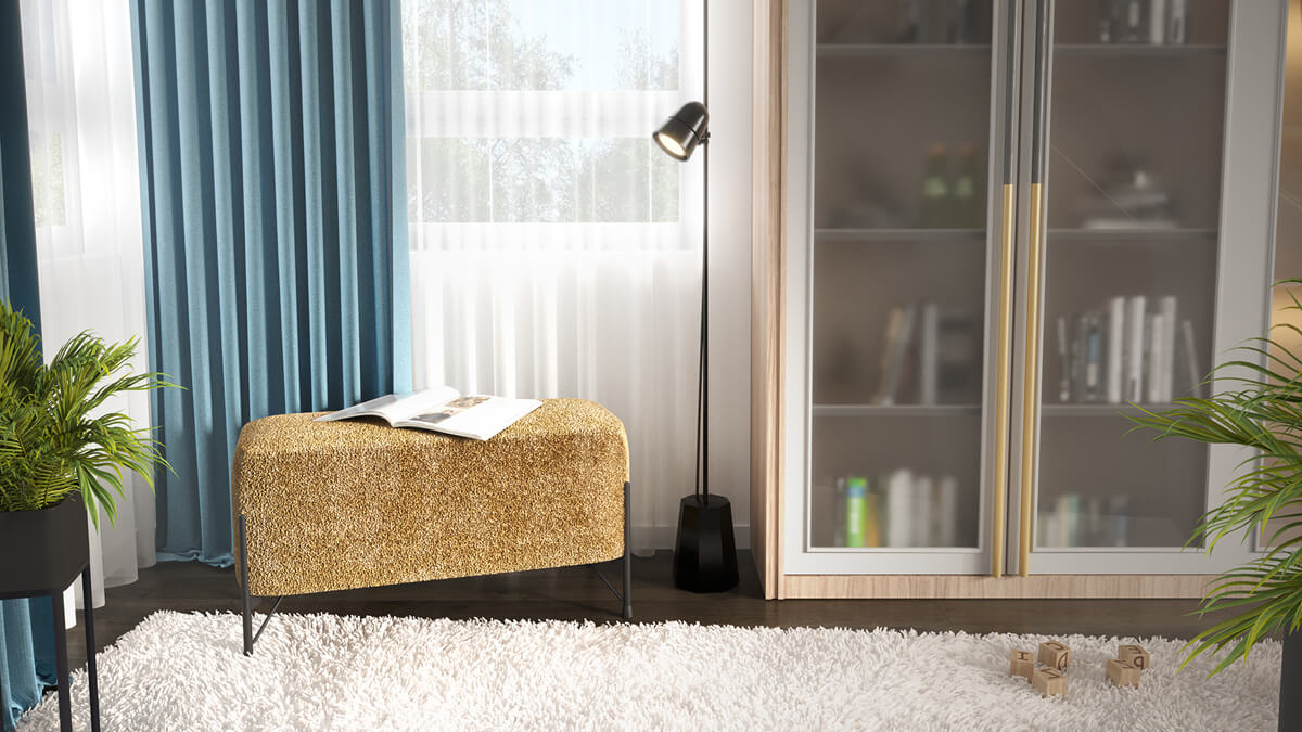 Купить пуф прямоугольный а7о ASPEN