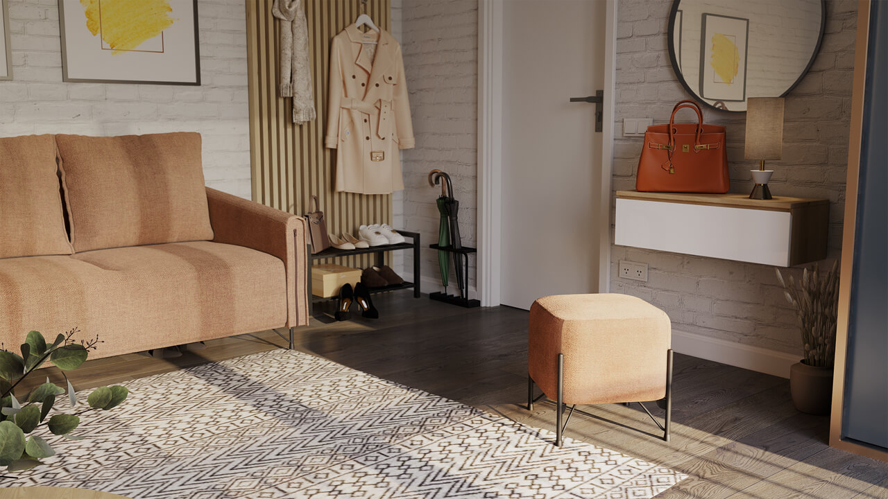 Купить пуф квадратный a72o ASPEN